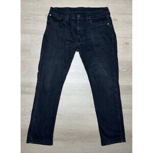 Levi Strauss Jeans Black 36x30 Straight Denim Classic Red Tab Comfort Basic